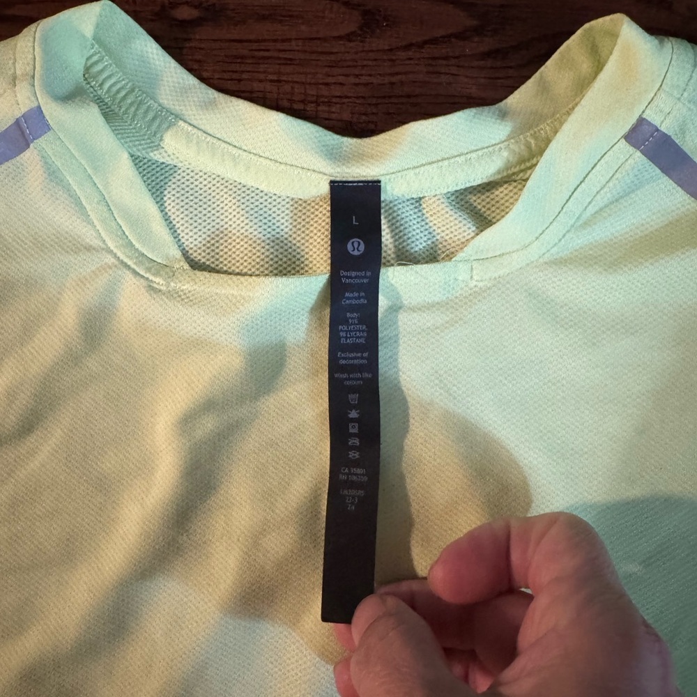 Lululemon Fast and Free Long Sleeve Shirt Reflective - Picture 4 of 5